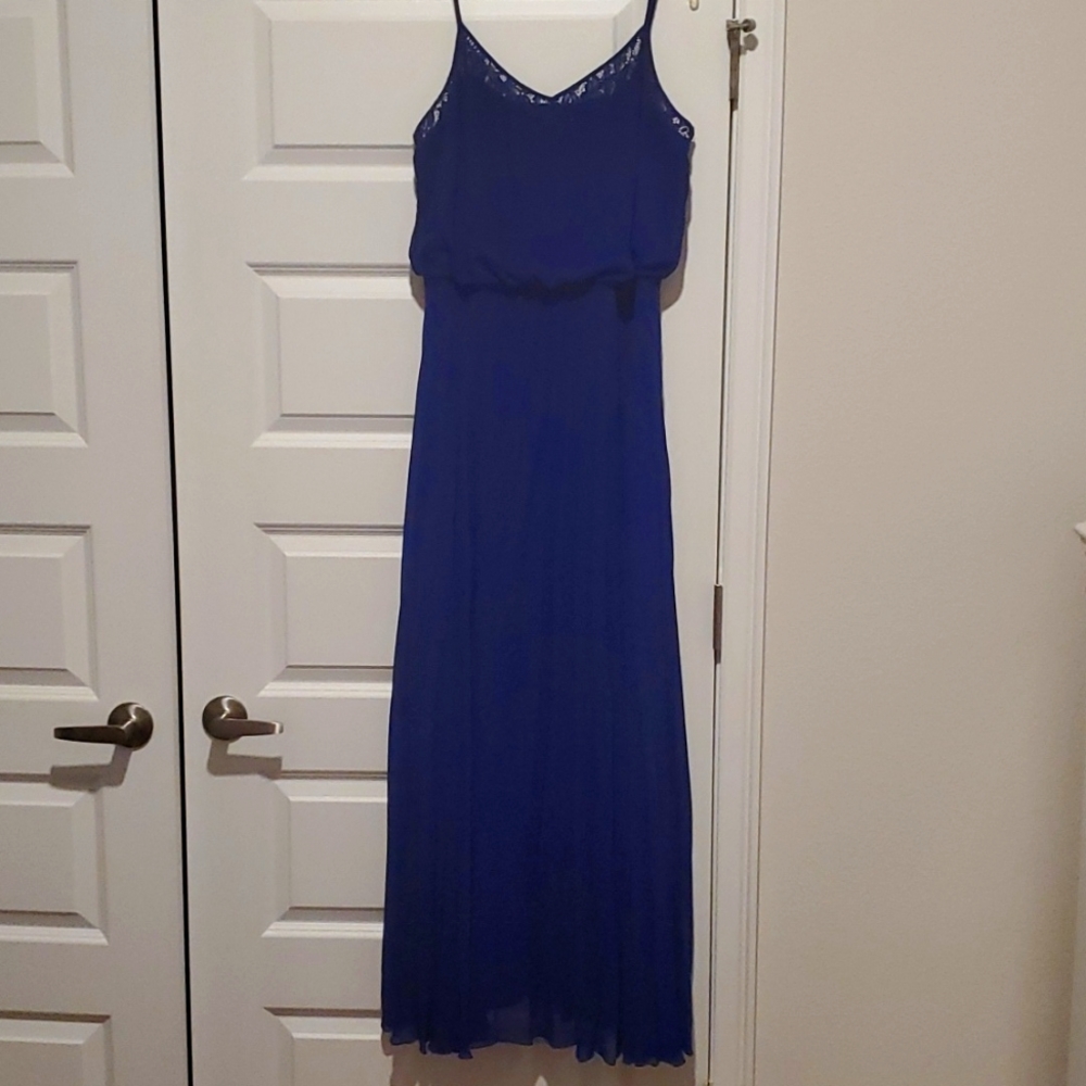 Blue maxi dress